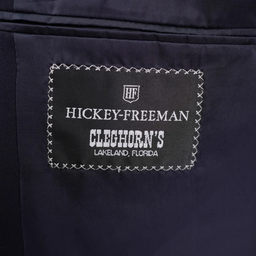 Hickey Freeman Boardroom Wool‎ Blue 2 Button Blazer 42R / Slim Fit 44R